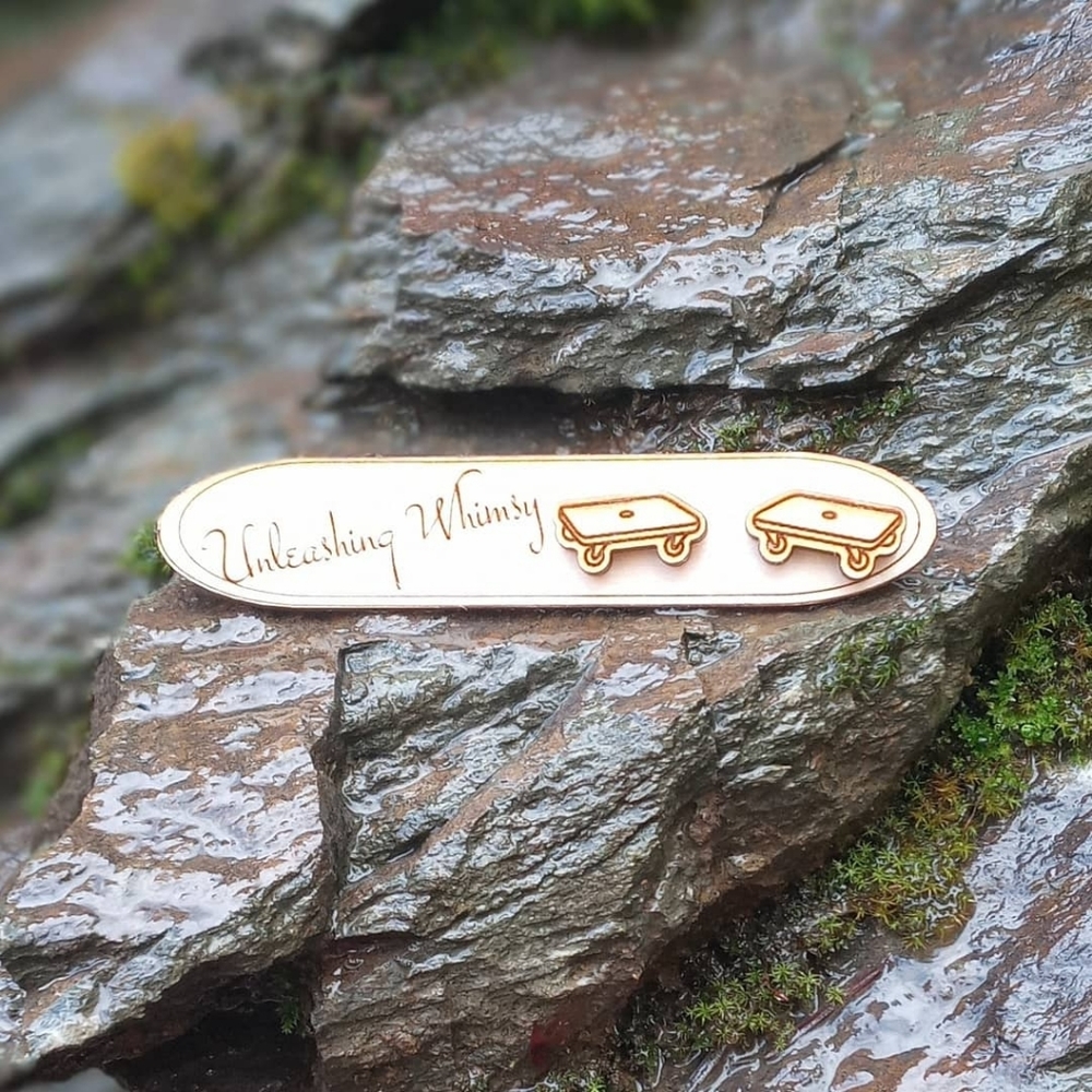 Roller Board Earrings ~ 90's Throwback Earrings